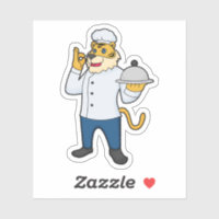 Tiger Cook Chef hat Platter