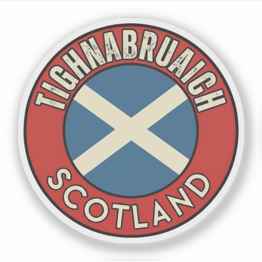 Sticker Tighnabruaich, Écosse (Devant)