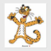 Sticker Tigre (Feuille)