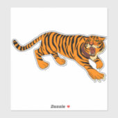 Sticker Tigre (Feuille)