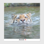 Sticker Tigre 028 (Feuille)