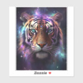 Sticker Tigre cosmique (Feuille)
