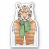 Sticker Tigre de gilet (Devant)