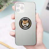 Sticker Tigre en colère de l'humeur actuelle (Téléphone)
