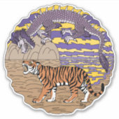 Sticker Tigre et dragon (Devant)
