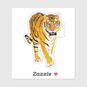 Sticker Tigre illustré