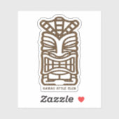 STICKER TIKI (Feuille)