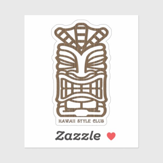 STICKER TIKI (Feuille)