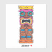 Sticker Tiki Totem 1 (Feuille)