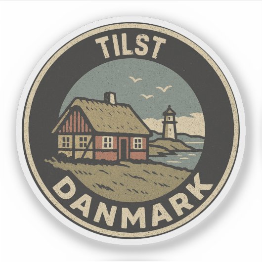 Sticker Tilst, Danemark Danmark (Devant)