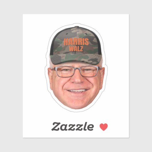 Sticker Tim Walz (Feuille)