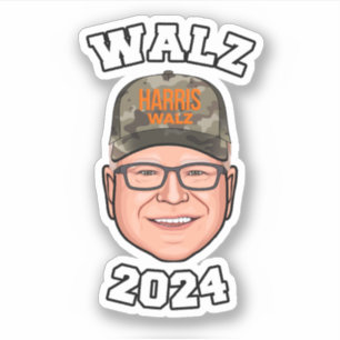 Sticker Tim Walz 2024