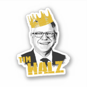 Sticker Tim Walz célèbre
