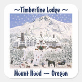 Sticker Timberline Lodge (Devant)
