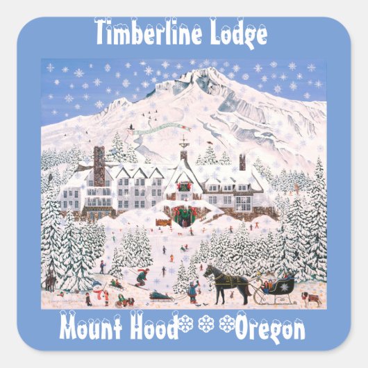 Sticker Timberline Lodge (Devant)