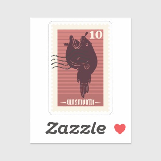 Sticker Timbre de poste d'Innsmouth (Feuille)