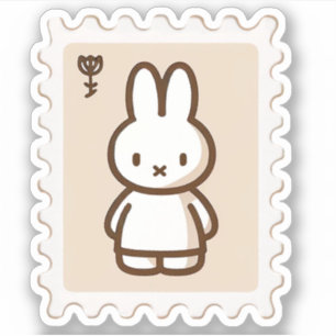 Sticker Timbre en latte minuscule seul