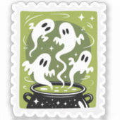 Sticker Timbre-poste des fantômes de la bière effrayante H (Recto)