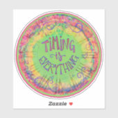 Sticker Timing is Everything Horloge Inspirivity Encourage (Feuille)