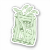 Sticker Tin de sardines salé snack (Devant)