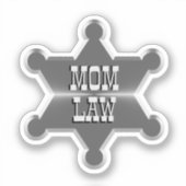 Sticker Tin Star Sheriff (Recto)