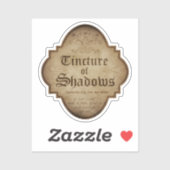 Sticker Tincture de l'appothécaire de l'ombre DC (Feuille)