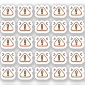 Sticker Tiny latte alert planner (Recto)