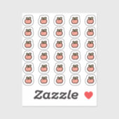 Sticker Tiny latte apple planner (Feuille)