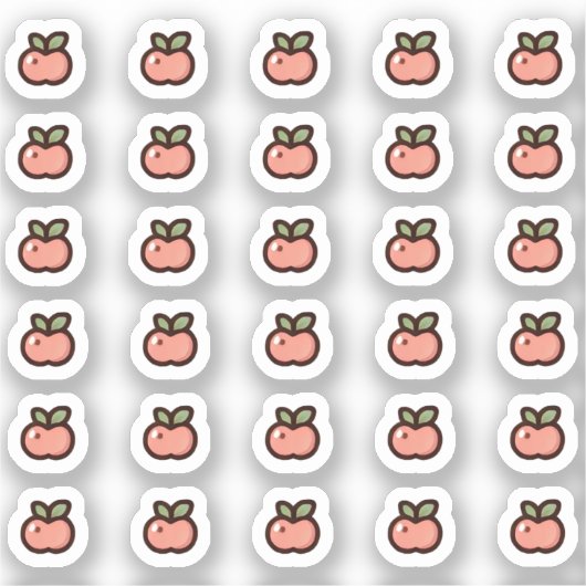 Sticker Tiny latte apple planner (Recto)