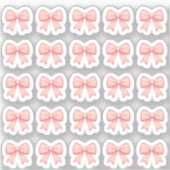 Sticker Tiny latte blow bows planner (Recto)