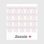 Sticker Tiny latte bows planner (Feuille)