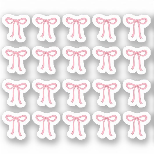 Sticker Tiny latte bows planner (Devant)