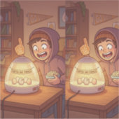 Sticker Tiny Moment, Big Cheer (Devant)