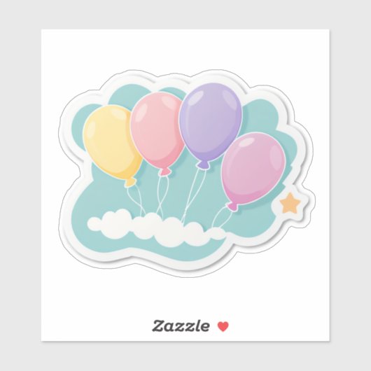 Sticker Tiny Toes Turn One – A Gentle Step into the Big On (Feuille)