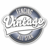 Sticker Tir à l'arc Vintage all star (Devant)