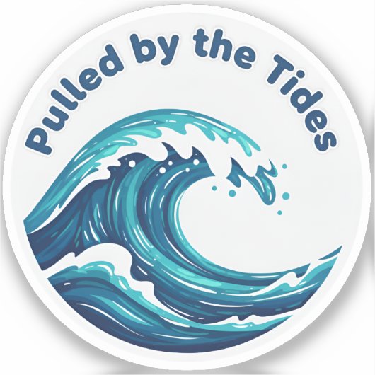 Sticker Tiré par les marées (Recto)