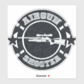 Sticker Tireur d'arme à feu (Feuille)