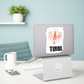 Sticker Tirol Aquarell Autriche (Ordinateur portable sur le bureau)