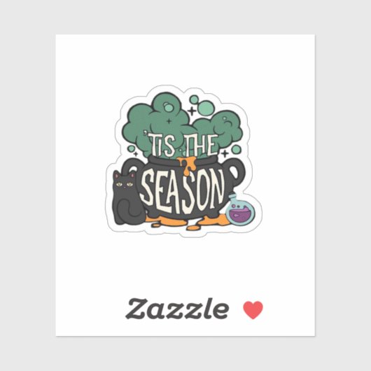 Sticker Tis The Season Classic Minimal Simple (Feuille)