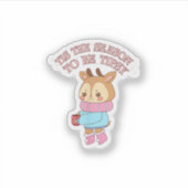 Sticker Tis The SeasonTo Tipsy - Drinking Christmas (Devant)