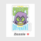 Sticker Titans Ados, partez ! | Raven "Pas Déplaisant je s (Feuille)