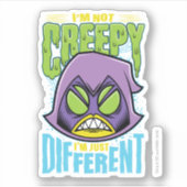 Sticker Titans Ados, partez ! | Raven "Pas Déplaisant je s (Devant)