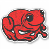 Sticker Toad rouge (Devant)