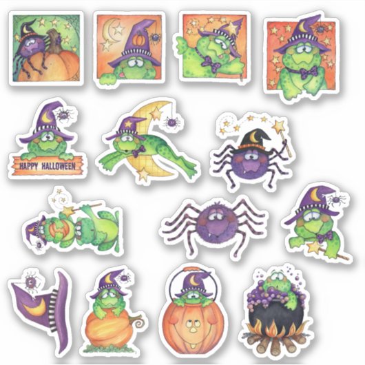 Sticker Toad & Spider (Devant)