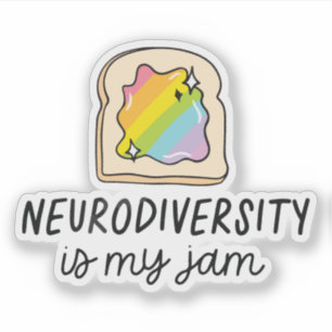 Sticker Toast au Rainbow Neurodiversité Est Mon Truc