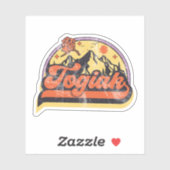 Sticker Togiak, Alaska (Feuille)