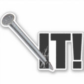 Sticker TOI ! Noir (Devant)