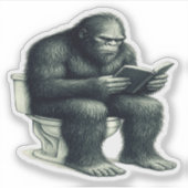 Sticker Toilette Bigfoot (Devant)