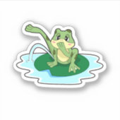 Sticker Toilette de grenouille (Devant)