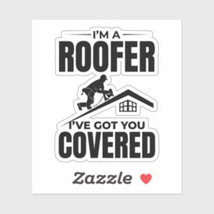 Sticker Toit - Je t'ai fait recouvert Design de toiture